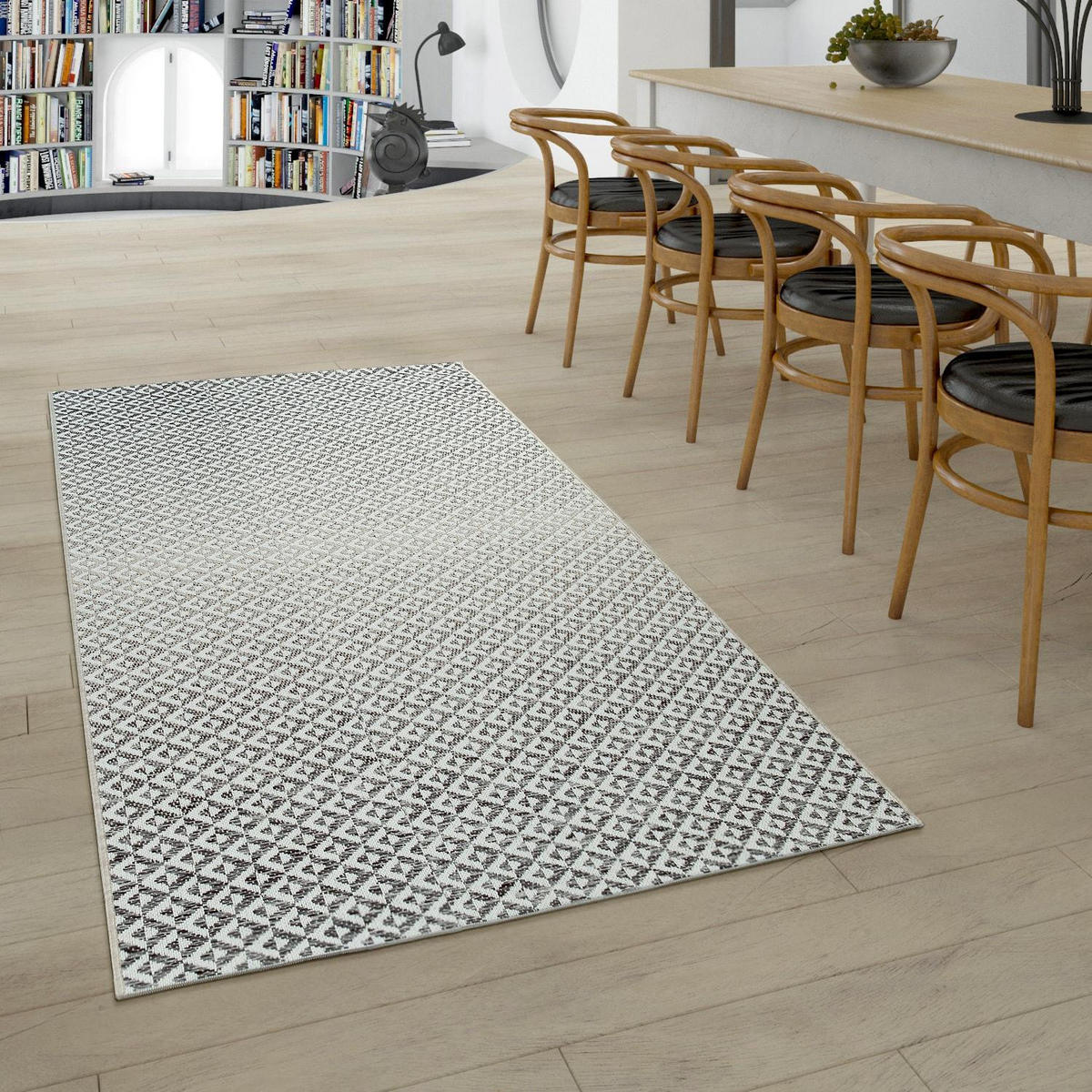 OUTDOORTEPPICH 120/170 KORTRIJK 745 - Grau, Kunststoff (120/170cm) - Paco Home