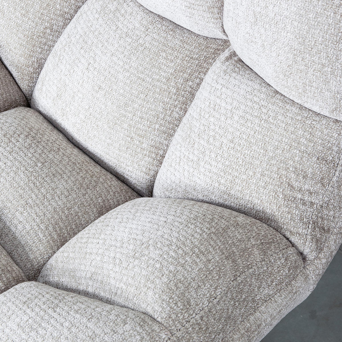 SESSEL Huxley - Beige - 86x76x92 cm - Beige, Textil (76/92/86cm) - LABEL51
