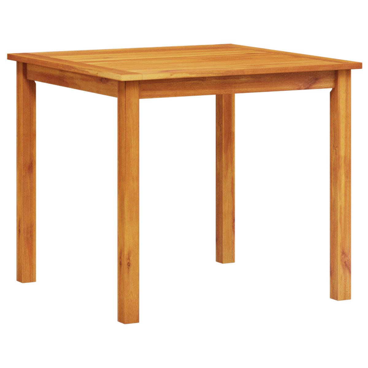 GARTENTISCH Tischvin 85/75/85 cm - Hellbraun, Naturmaterialien (85/85/75cm) - ZMH