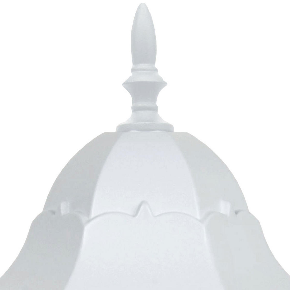 WEGELEUCHTE NORDERNEY Alu Weiß - Weiß, Glas (23.5/23.5/49cm)