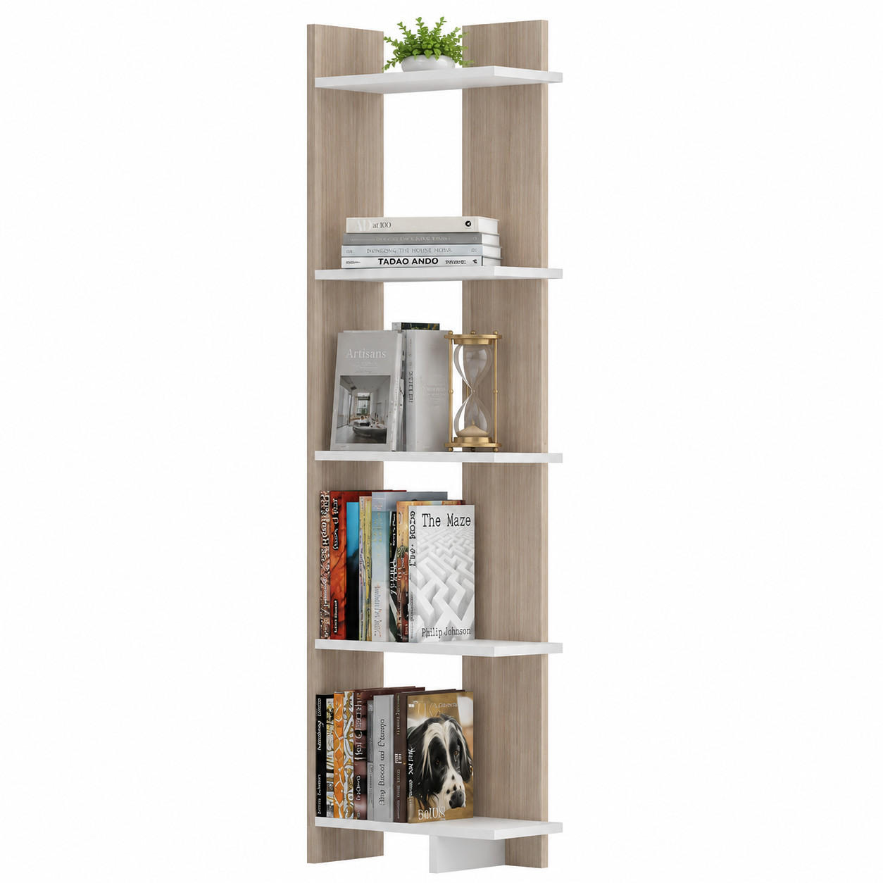 ECKREGAL Alis Weiß Cordoba - Weiß/Grau, Holzwerkstoff (45/180/21.6cm) - Decorotika