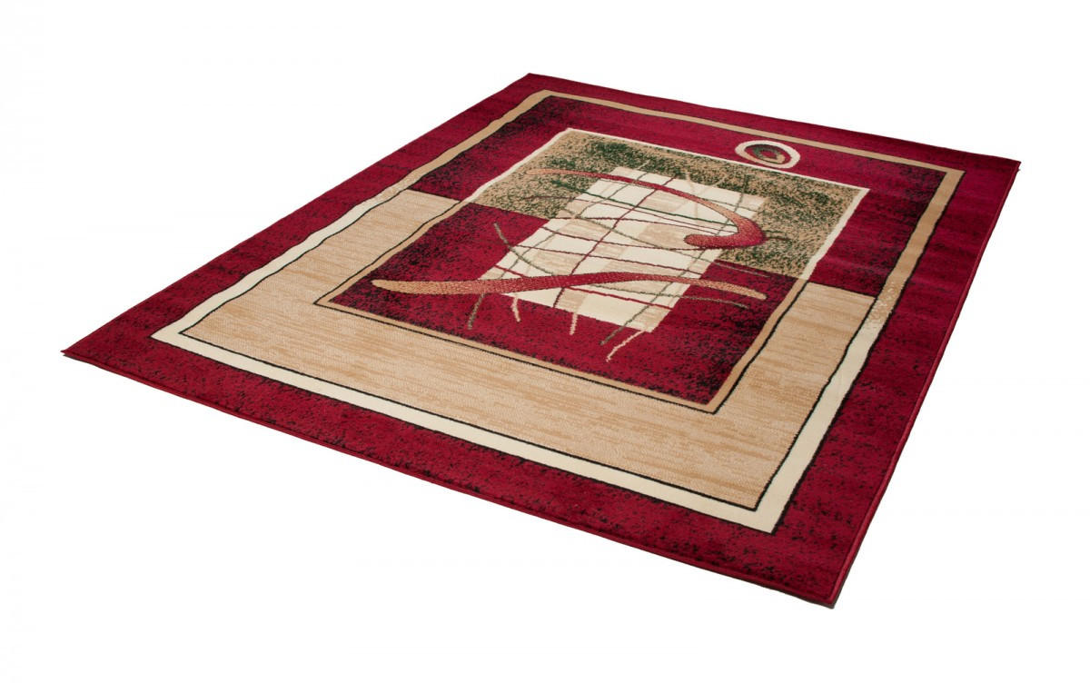 TEPPICH ATLAS Rot Beige 300/400 cm - Beige/Rot, Textil (300/400cm) - Tapiso