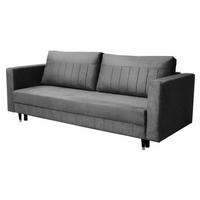 SOFA Grau ELA Mit Schlaffunktion - Grau, Textil (232/95/98cm) - Sepro Meble