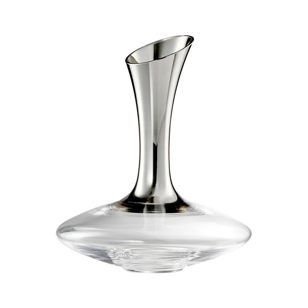 DEKANTIERKARAFFE No Drop Effekt platin 750 ml - Platinfarben, Glas (0.75L) - Eisch