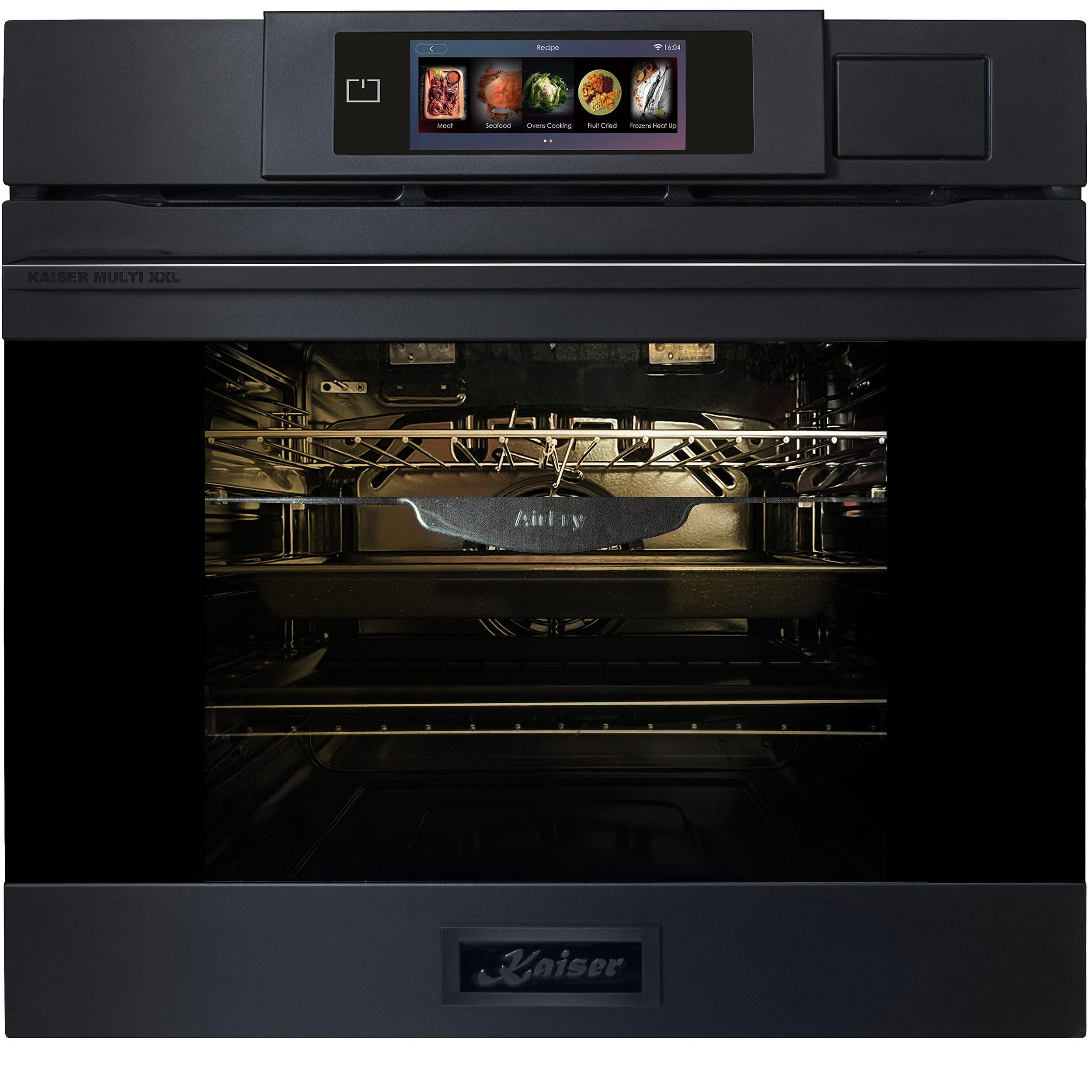 EINBAUBACKOFEN XXL EH 6341 Dampfbackofen 60 cm, Graphitgrau Matt Moire - Graphitfarben, Metall (59.4/59.4/57.5cm) - Kaiser Küchengeräte