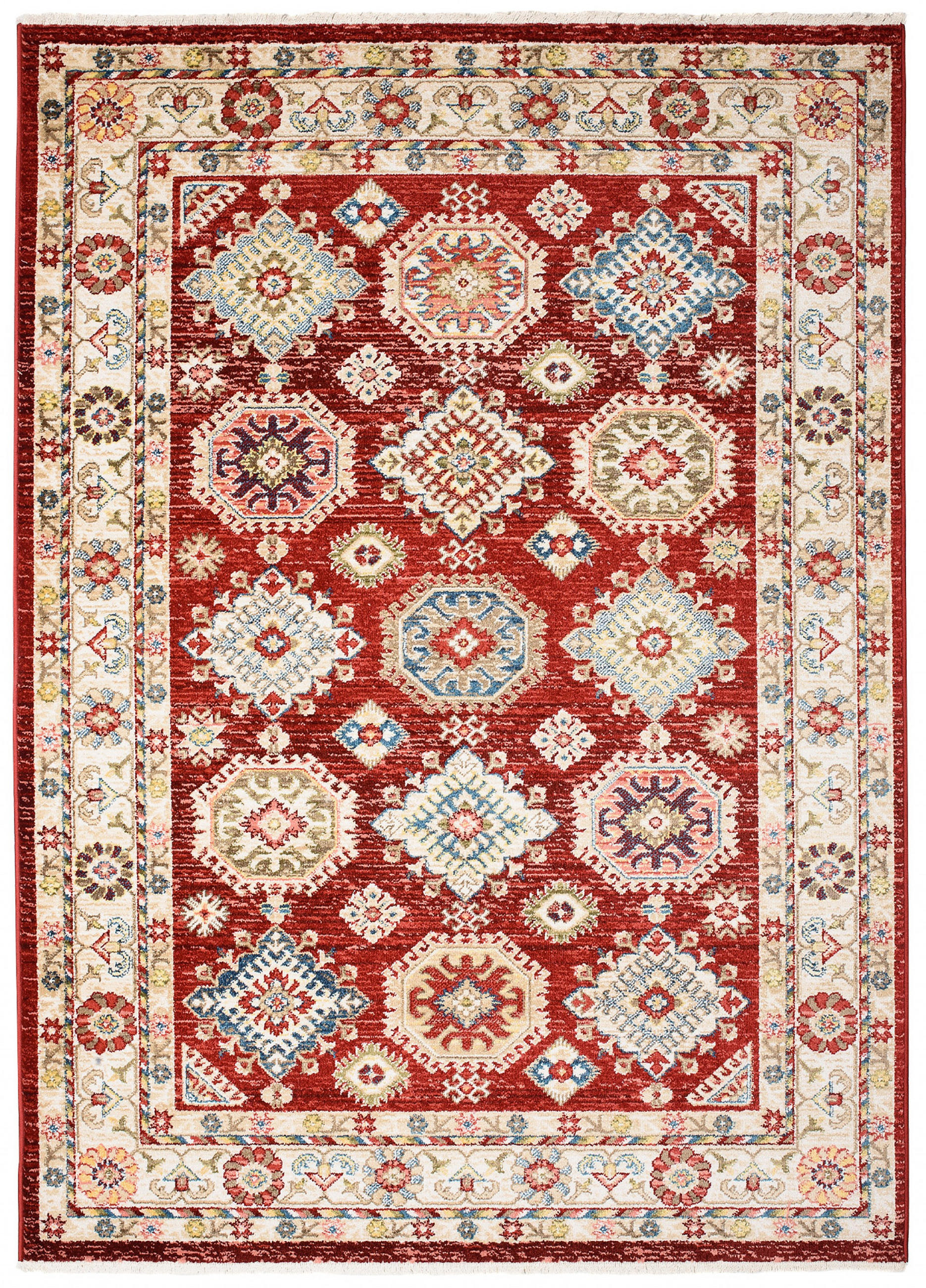 TEPPICH RIVIOLI Rot 80/150 cm - Rot, Textil (80/150cm) - Tapiso