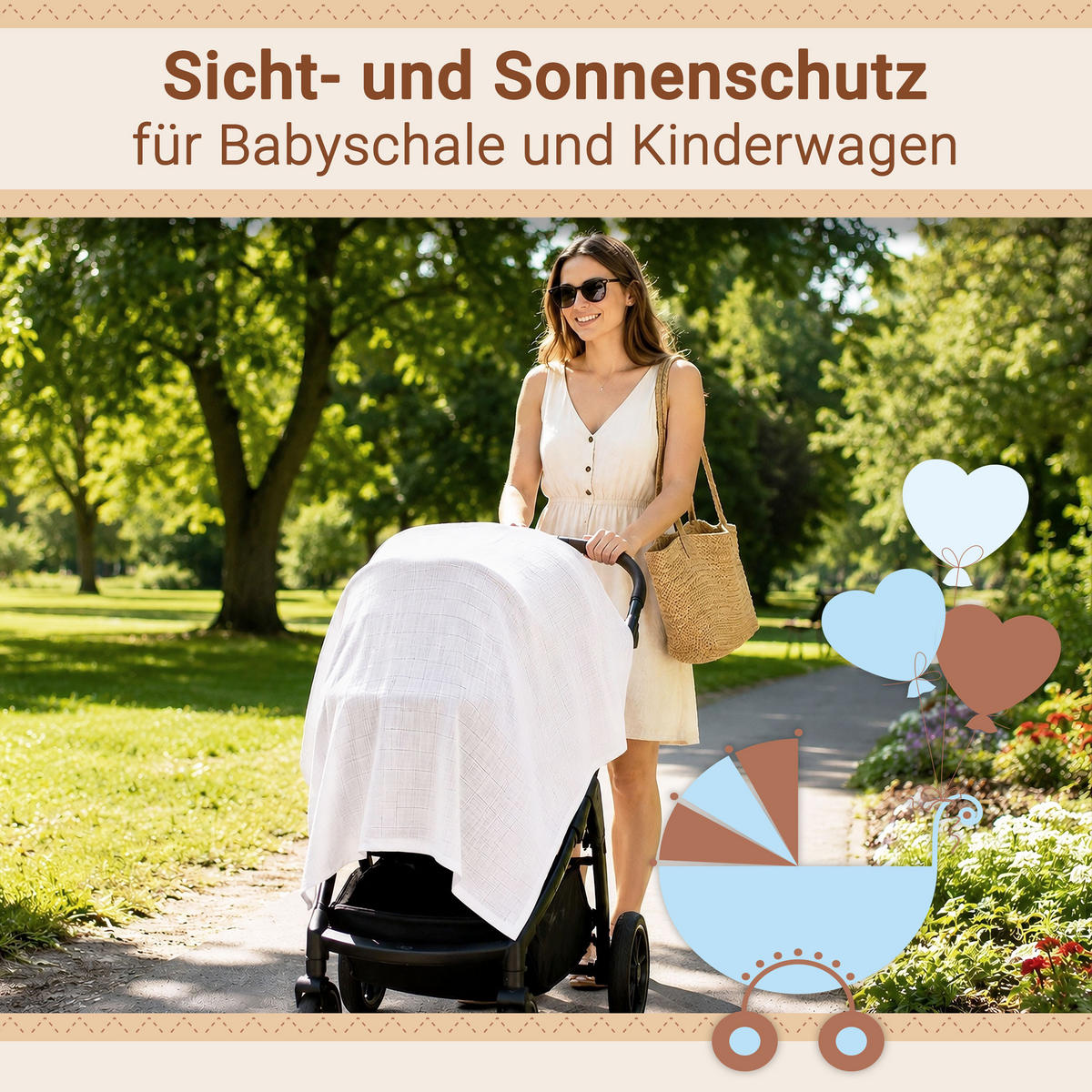 SPUCKTÜCHER, 5er-Set, 120x120 cm, 100% Baumwolle, Weiß - Weiß, Textil (120/120cm) - Zollner