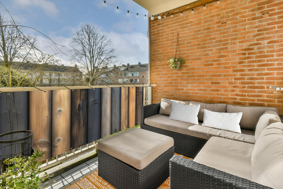 BALKON-SICHTSCHUTZ Holz - Dielen - Gemischt - Teakfarben, Kunststoff (300/95cm) - MuchoWow
