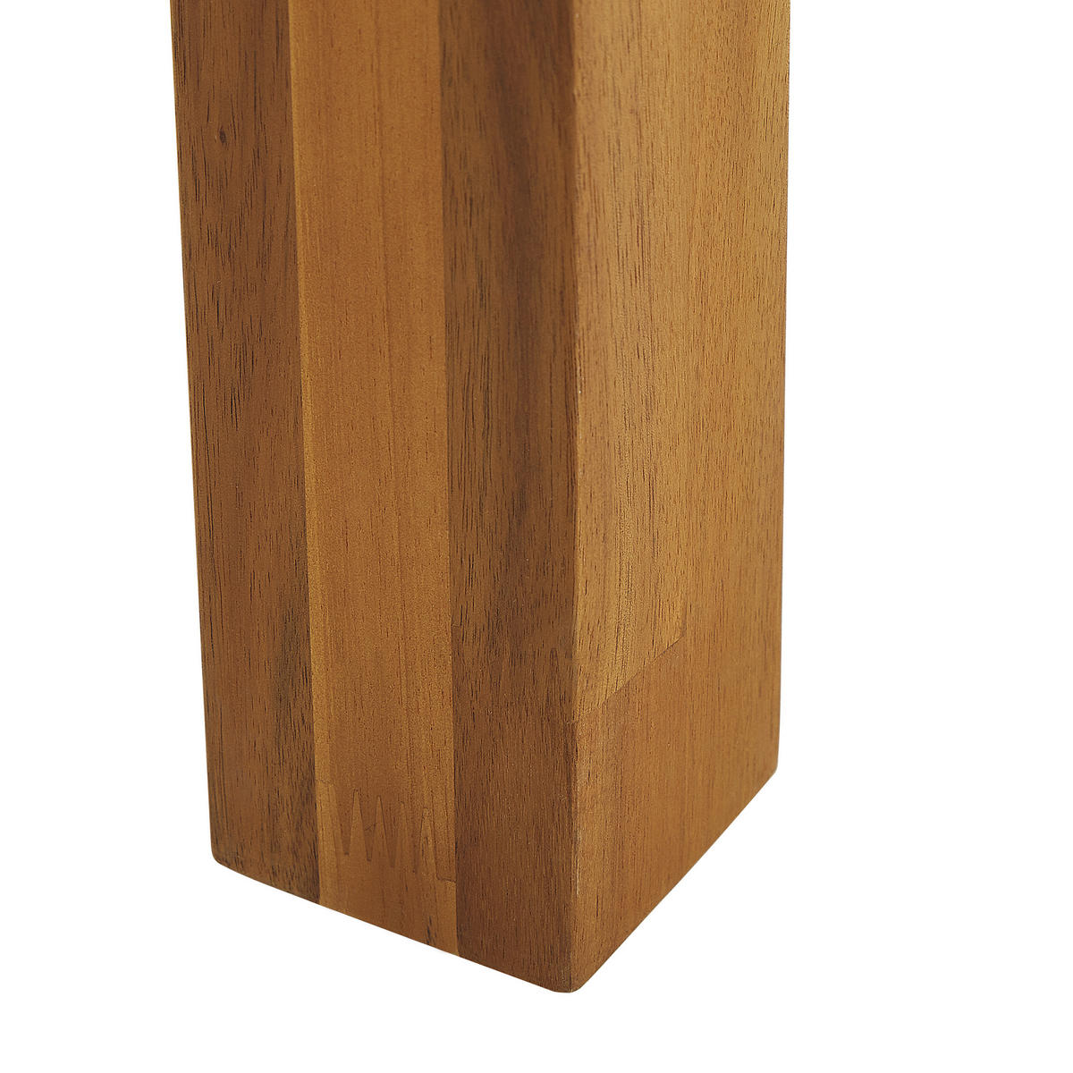 GARTENTISCH Akazienholz hellbraun 210/90 cm Livorno - Hellbraun, Holz (210/90/77cm) - Beliani