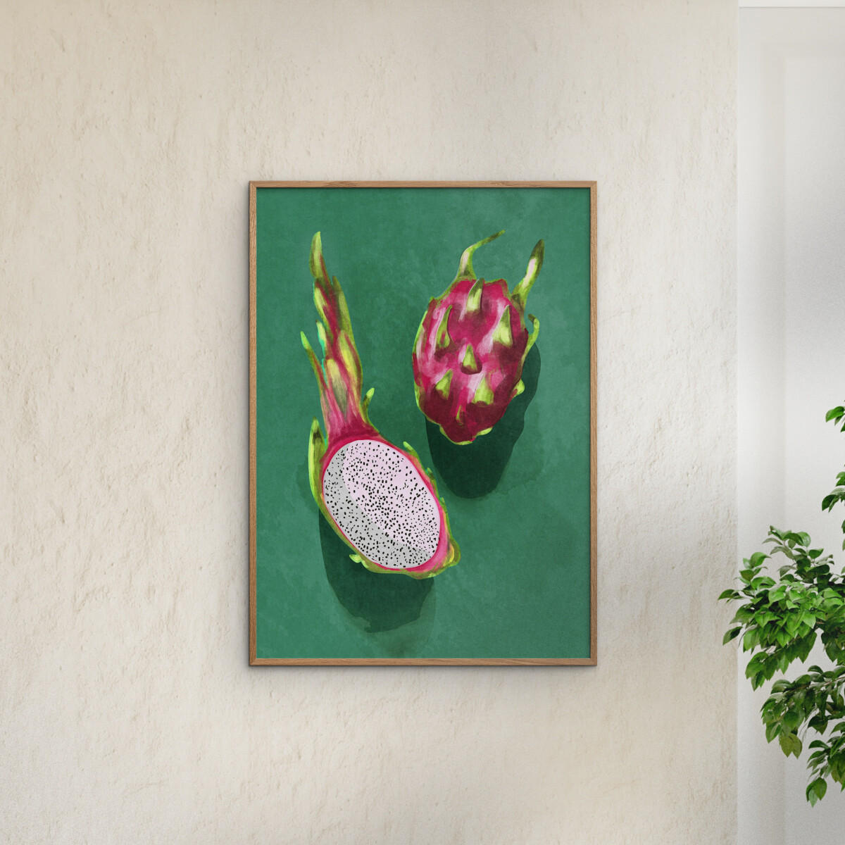 POSTER Raissa Oltmanns - Dragonfruit - Multicolor, Papier (50/70/0.1cm) - Poster&Frame