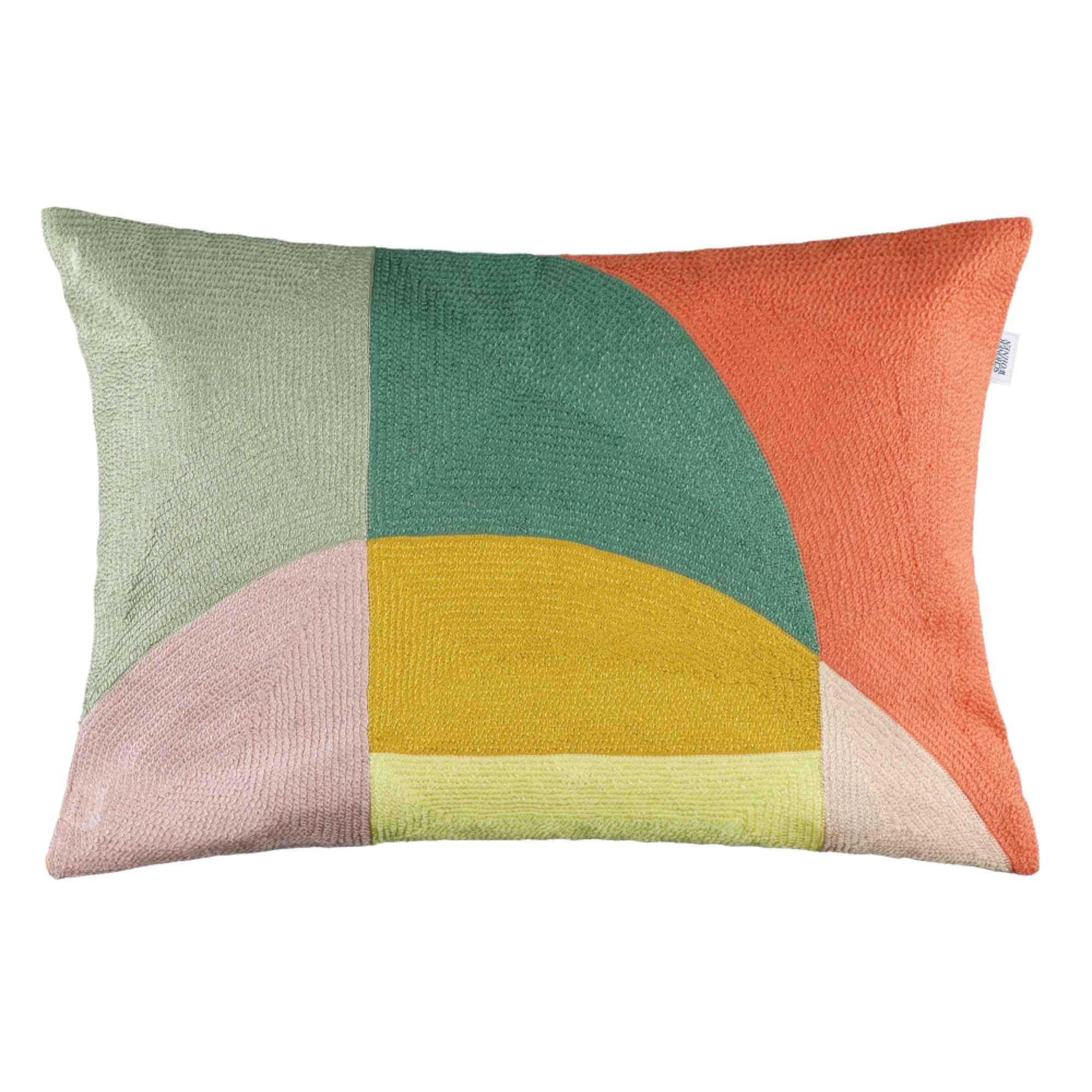 ZIERKISSENHÜLLE PAINT - Multicolor, Naturmaterialien (38/58cm) - Schöner Wohnen