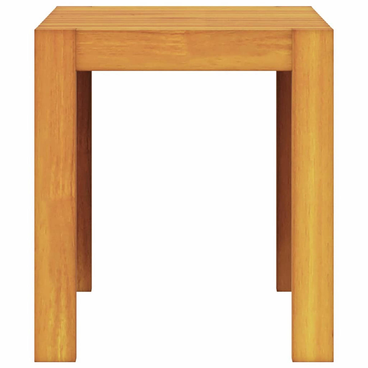 BEISTELLTISCH Öl-Natur 43/36/40 Cm Massivholz Teak - Braun, Holz (43/36/40cm) - vidaXL
