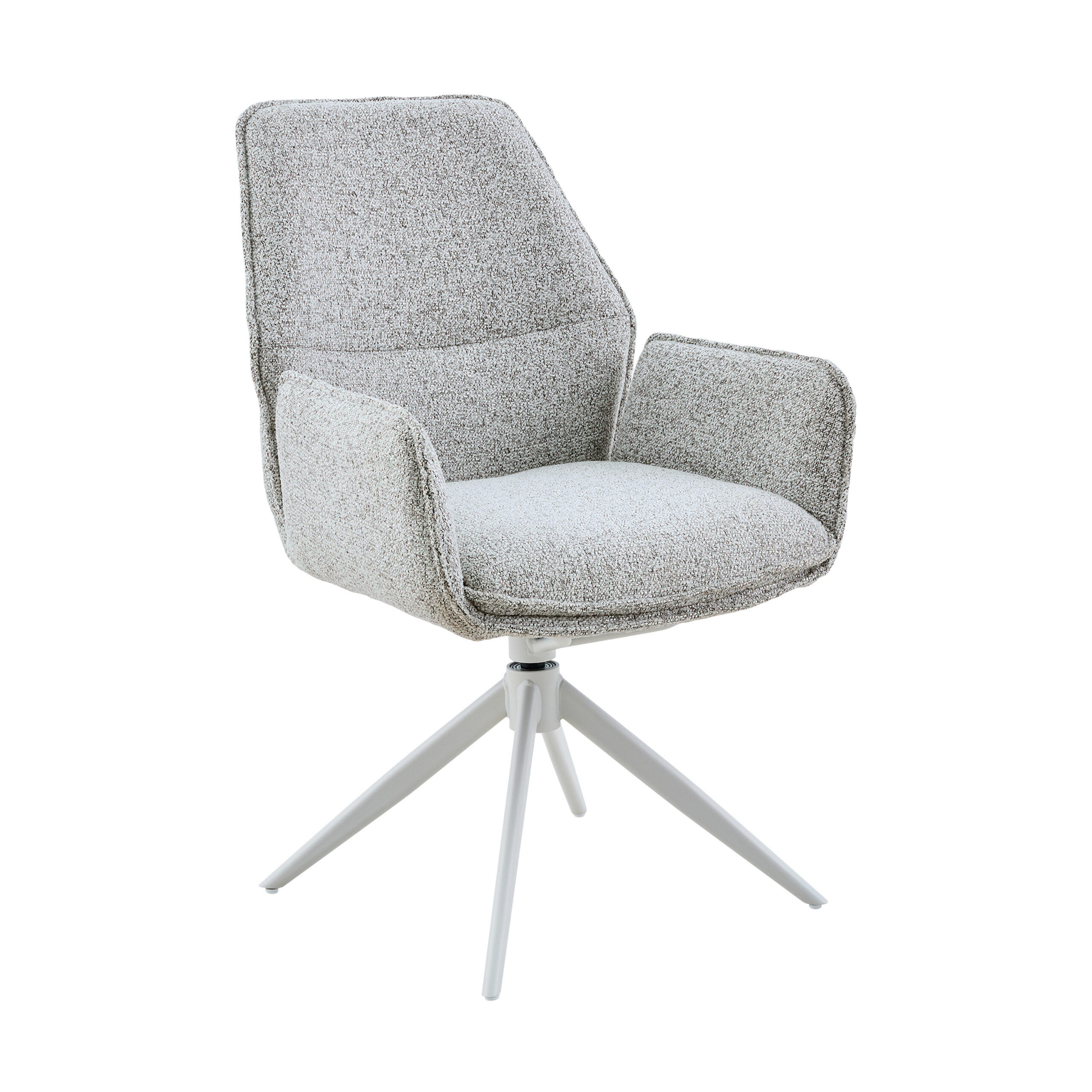 ESSZIMMERSTUHL Hera Grau 63/63/83 cm 2-er Set - Grau, Textil (63/83/63cm) - Starfurn