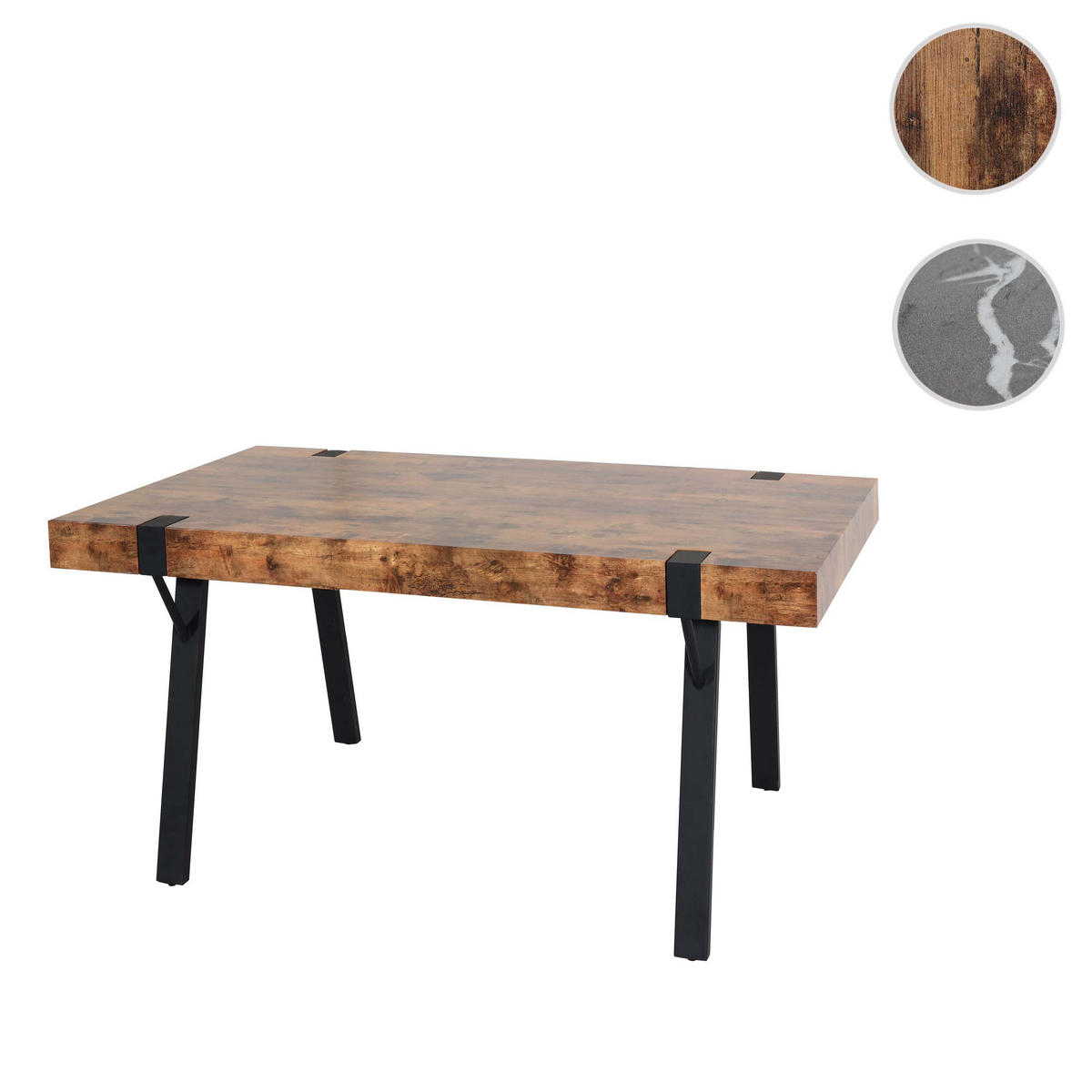 ESSTISCH Braun - Braun, Holz (90/150/75cm) - MCW