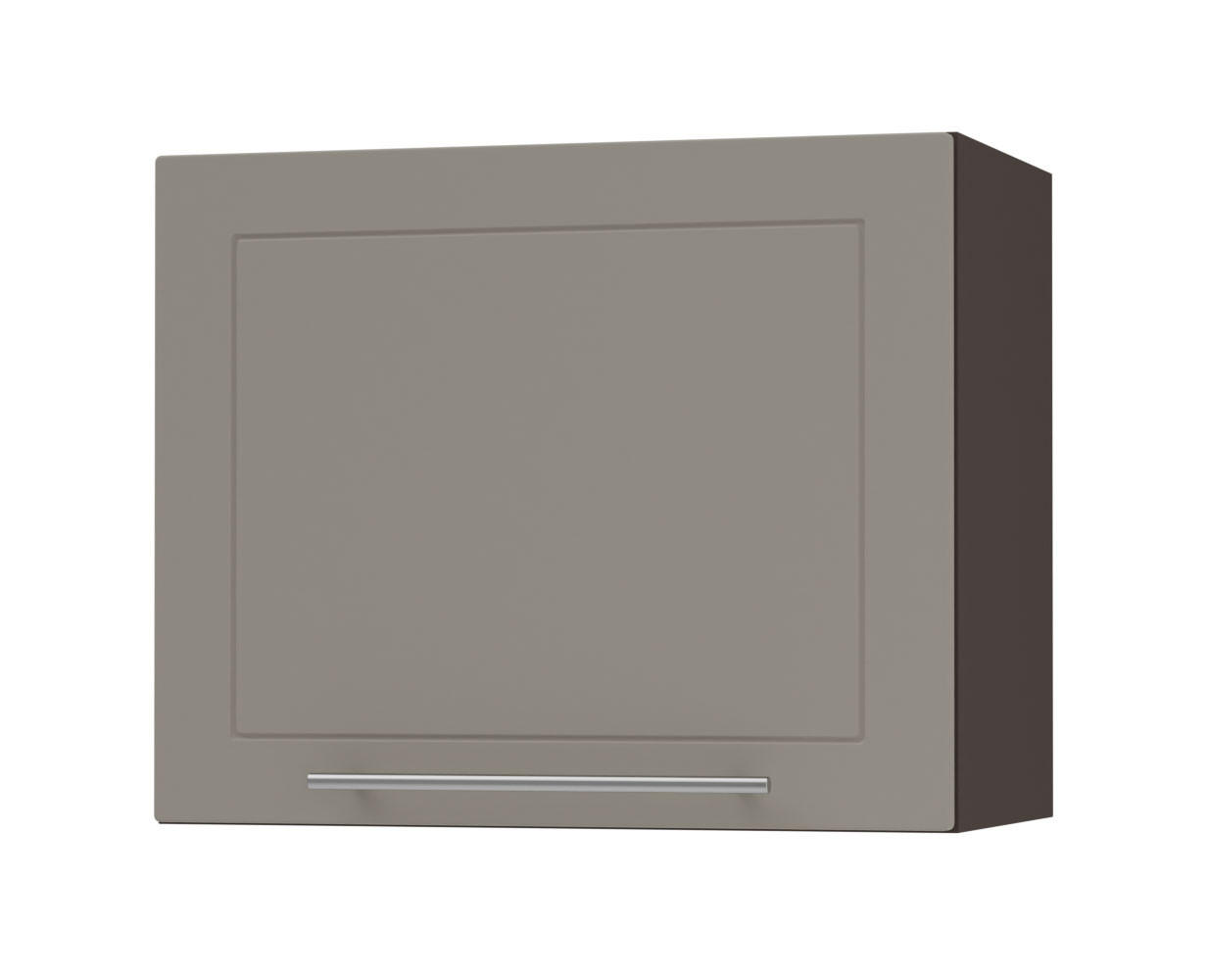 Feldmann-Wohnen Klapphängeschrank Beige, Dunkelgrau 60x50x32.5 cm