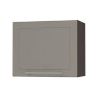 KLAPPHÄNGESCHRANK Kvantum W8/60 Beige Matt / Lava Matt 60 / 32,5 / 50cm - Dunkelgrau/Beige, Holz/Holzwerkstoff (60/50/32.5cm) - Feldmann-Wohnen