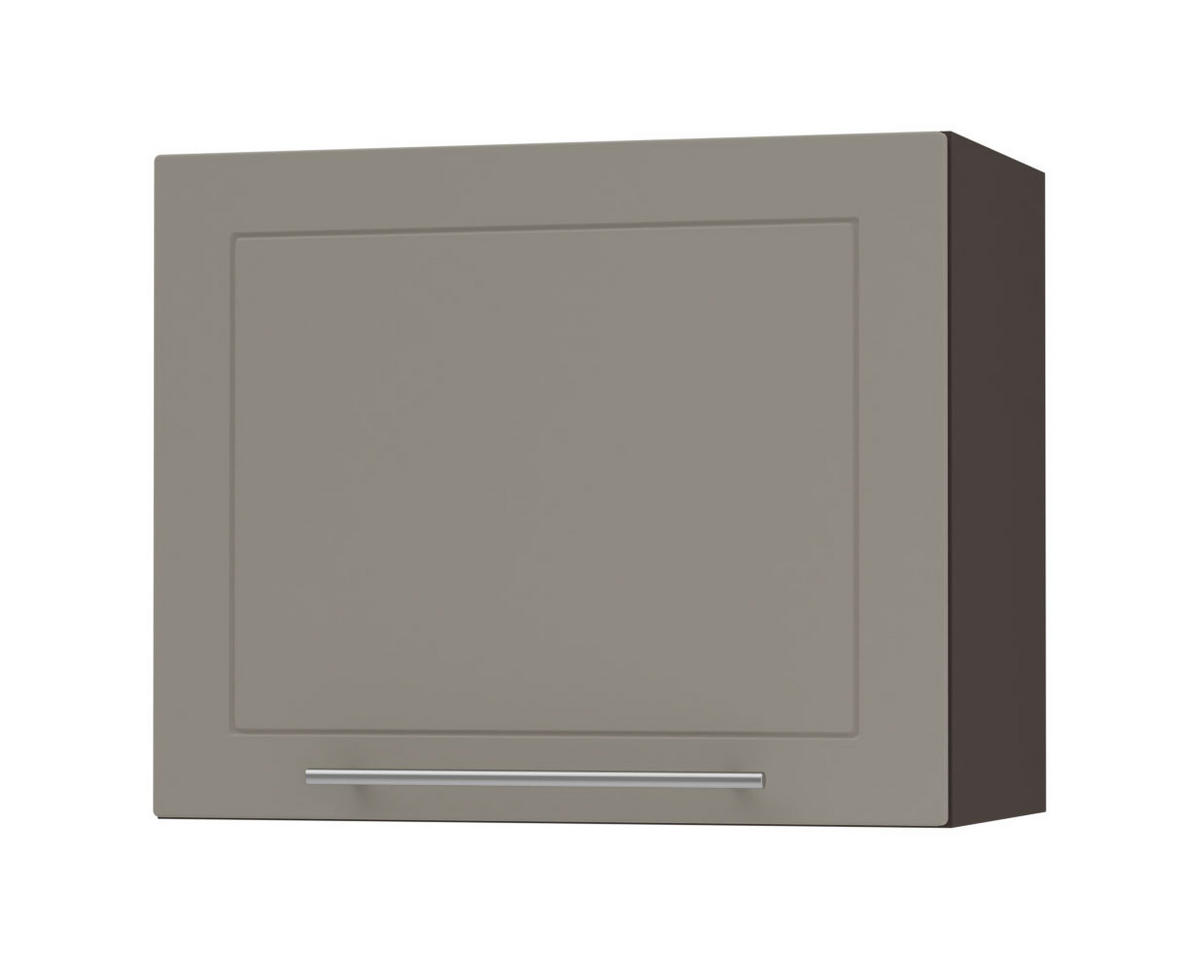 KLAPPHÄNGESCHRANK Kvantum W8/60 Beige Matt / Lava Matt 60 / 32,5 / 50cm - Dunkelgrau/Beige, Holz/Holzwerkstoff (60/50/32.5cm) - Feldmann-Wohnen