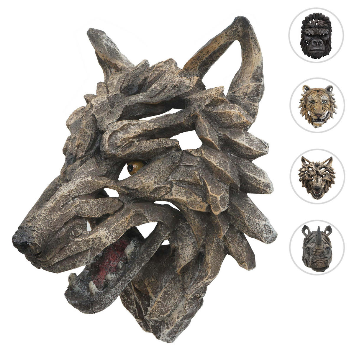 DEKO SCHÄDEL Grau - Grau, Stein (28/32/20cm) - MCW