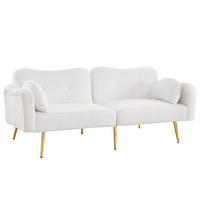 SCHLAFSOFA DE-35356 2-in-1 Weiß - Weiß, Holzwerkstoff (79/82/175cm) - ComfortXL