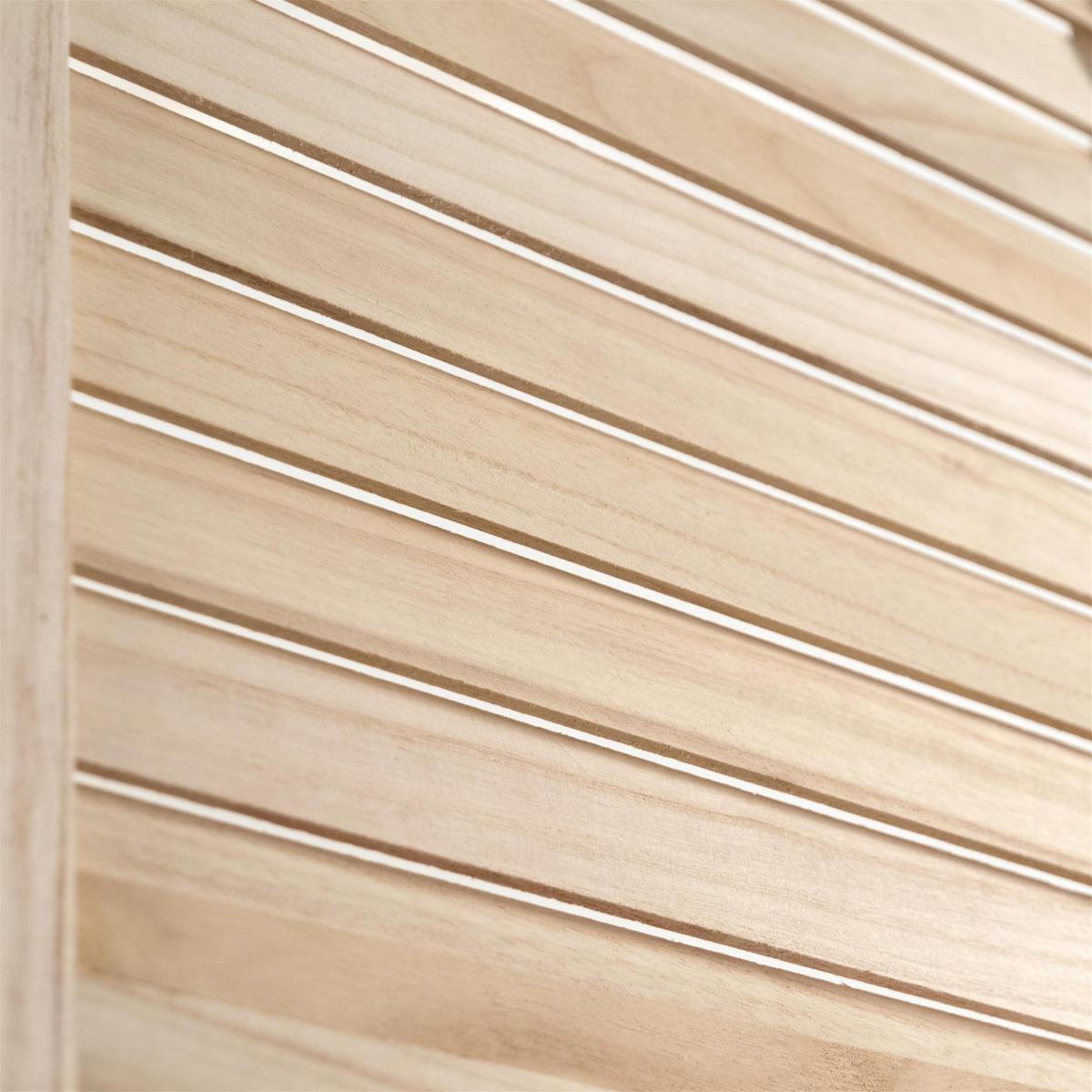 RAUMTEILER Cottage II 3-tlg. Holz, mit 2 Ablagen natur - Naturfarben, Holz (120/170/22cm) - DESIGN DELIGHTS
