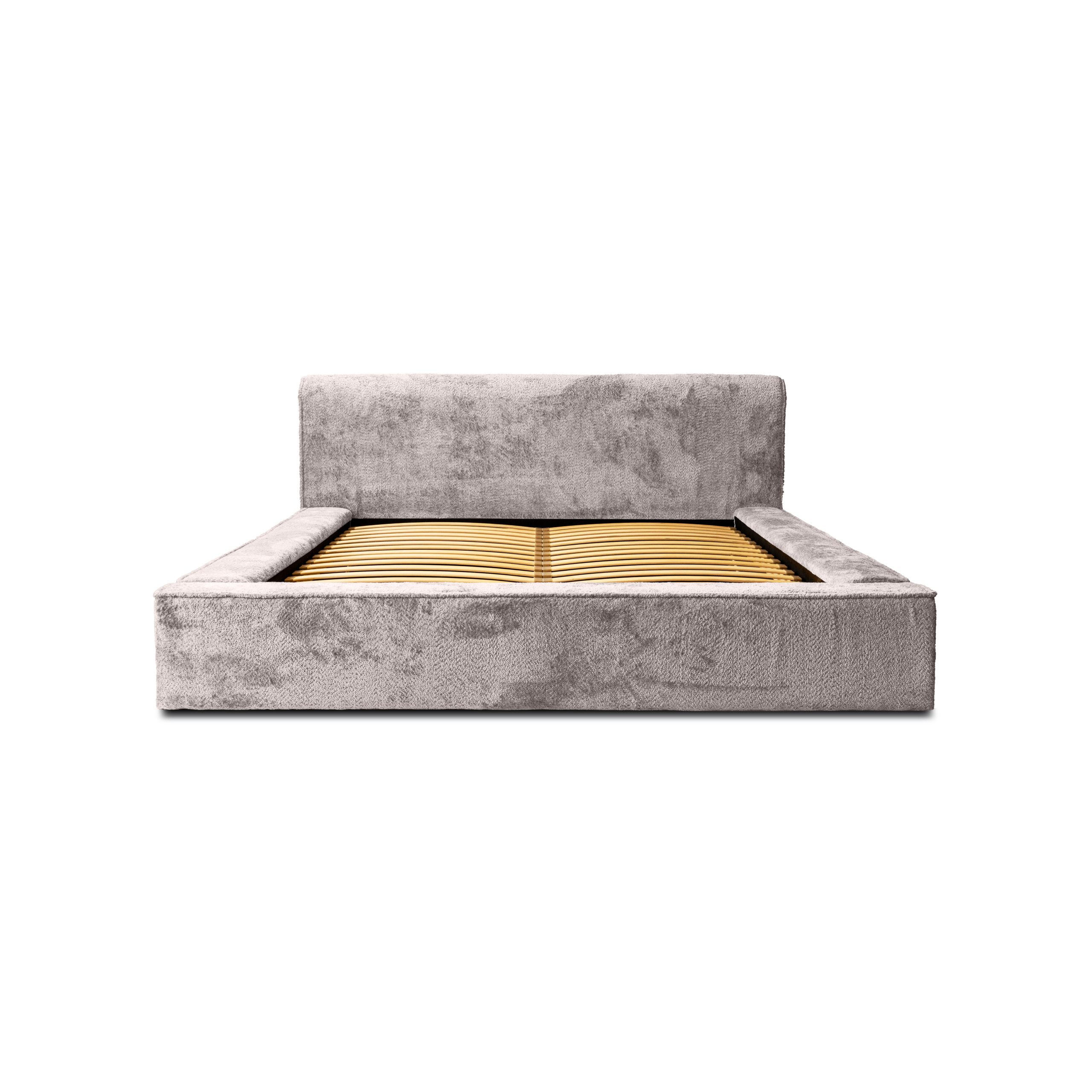 POLSTERBETT aus Polstermaterial Pedrosa 160x200 cm, Dunkelgrau - Dunkelgrau, Textil (160/200cm) - Fedve