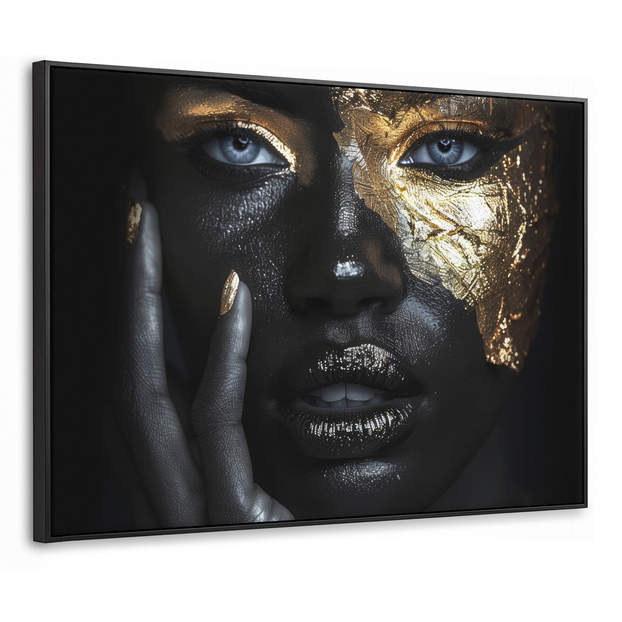MuchoWow Leinwand Hellblau 70x50 cm