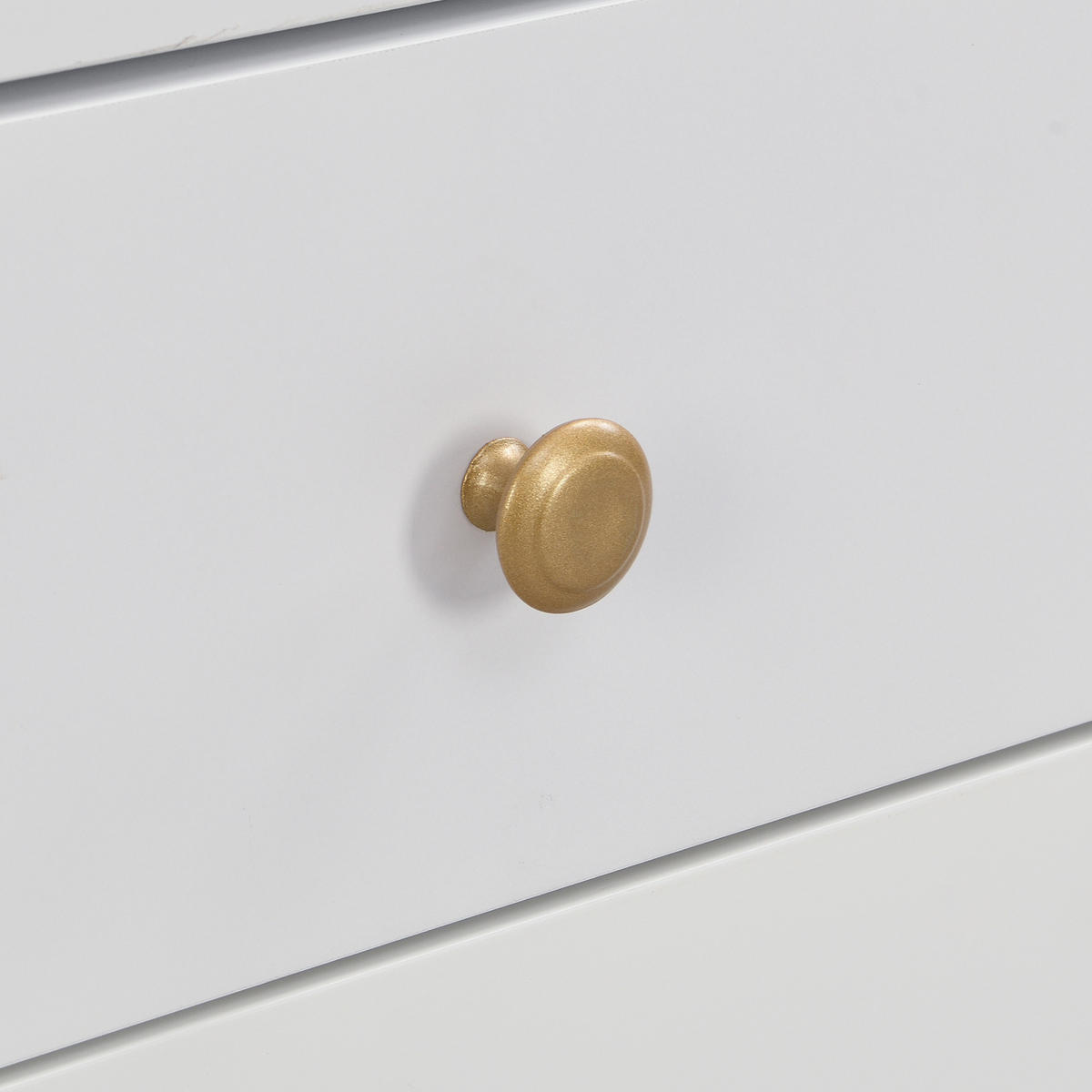 TV-SCHRANK Gold - Weiß, Holzwerkstoff (30/46/175cm) - Raumix