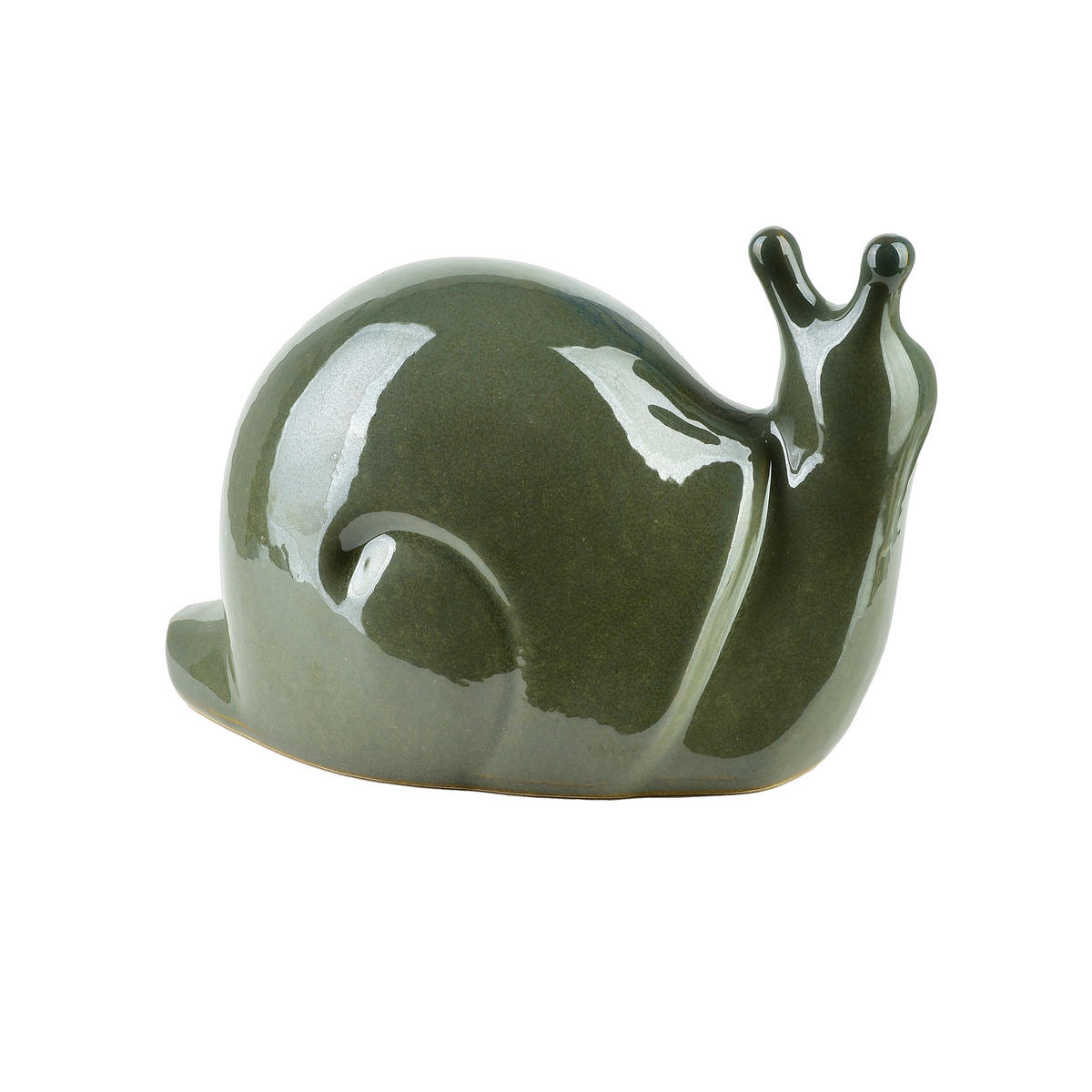 FIGURKA, keramika, zelená, 19x11x11 cm - zelená barva, keramika (12/12/20cm) - Mondex