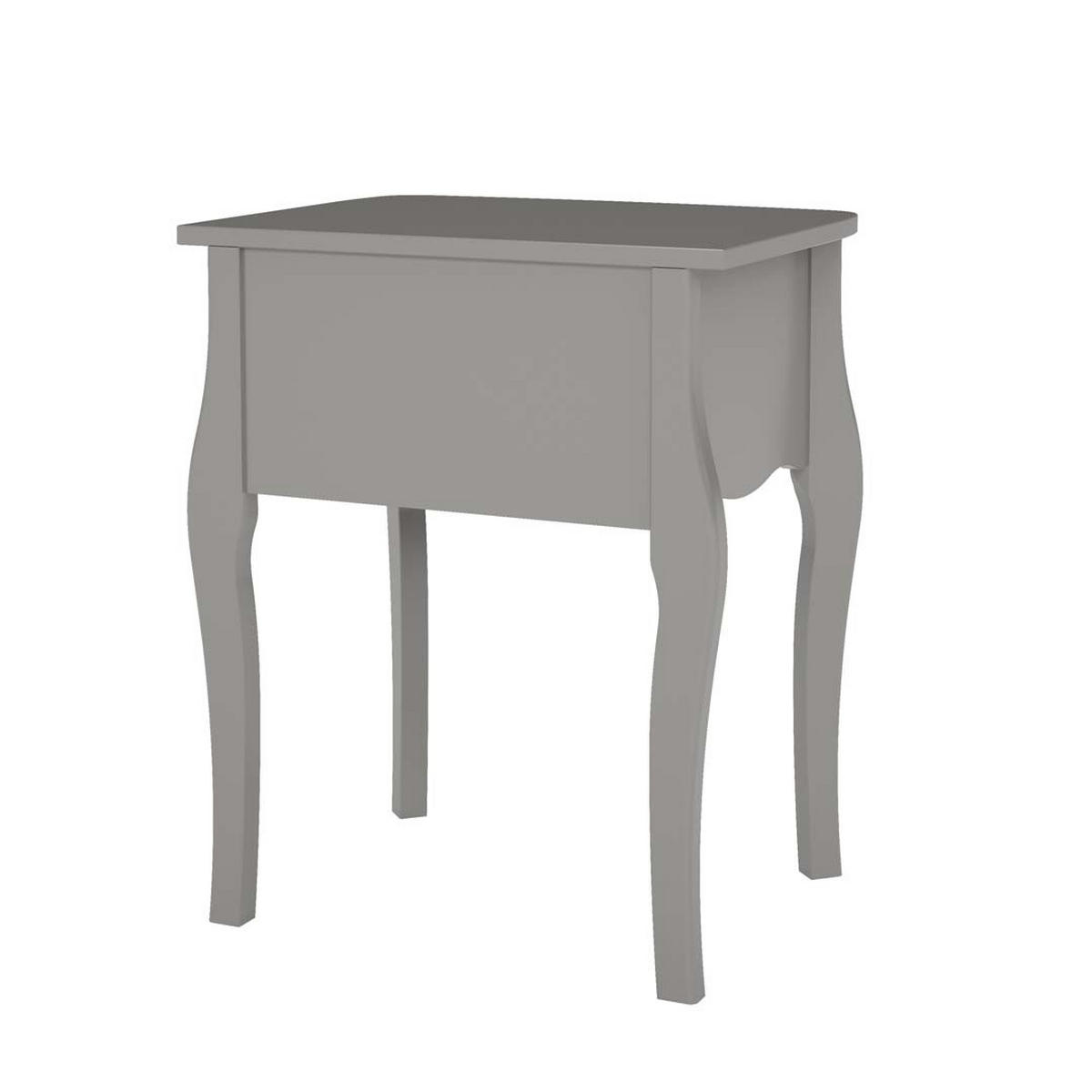 NACHTTISCH 2er-SET Baroque Grau lackiert 45/35/55 cm - Grau, Holzwerkstoff (45/55/35cm) - ebuy24
