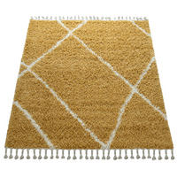 HOCHFLORTEPPICH 140/200 cm Helsinki 531 - Gelb, Textil (140/200cm) - Paco Home