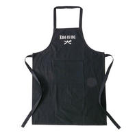 KOCHSCHÜRZE BBQ Baumwolle universal - Schwarz, Naturmaterialien (60/84cm) - Boltze Home