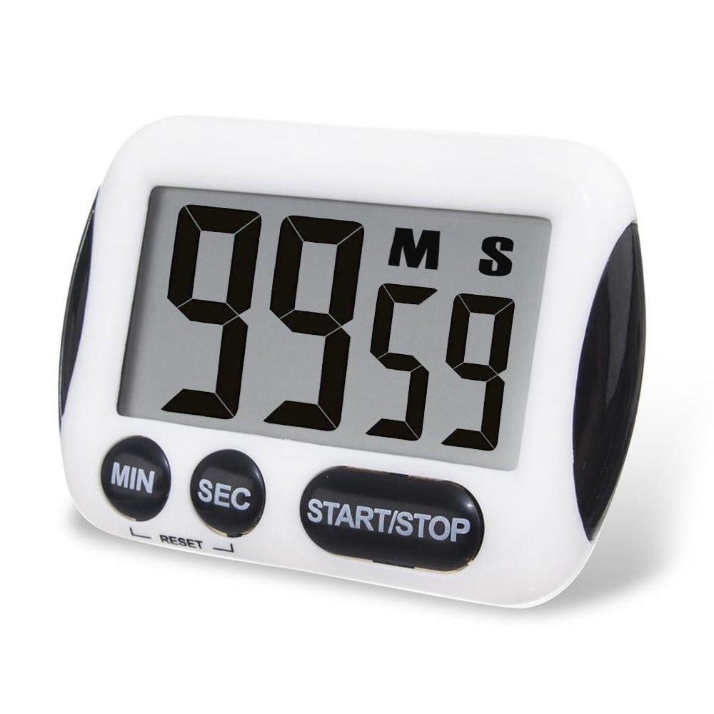 KÜCHENTIMER Weiß Schwarz - Multicolor, Kunststoff (9/6.5/2cm) - Orion 