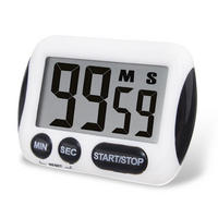 KÜCHENTIMER Weiß Schwarz - Multicolor, Kunststoff (9/6.5/2cm) - Orion 