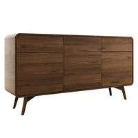 SIDEBOARD Helion KSZ160 - Nussbaumfarben, Holz/Holzwerkstoff (160/84/39cm) - MIRJAN24