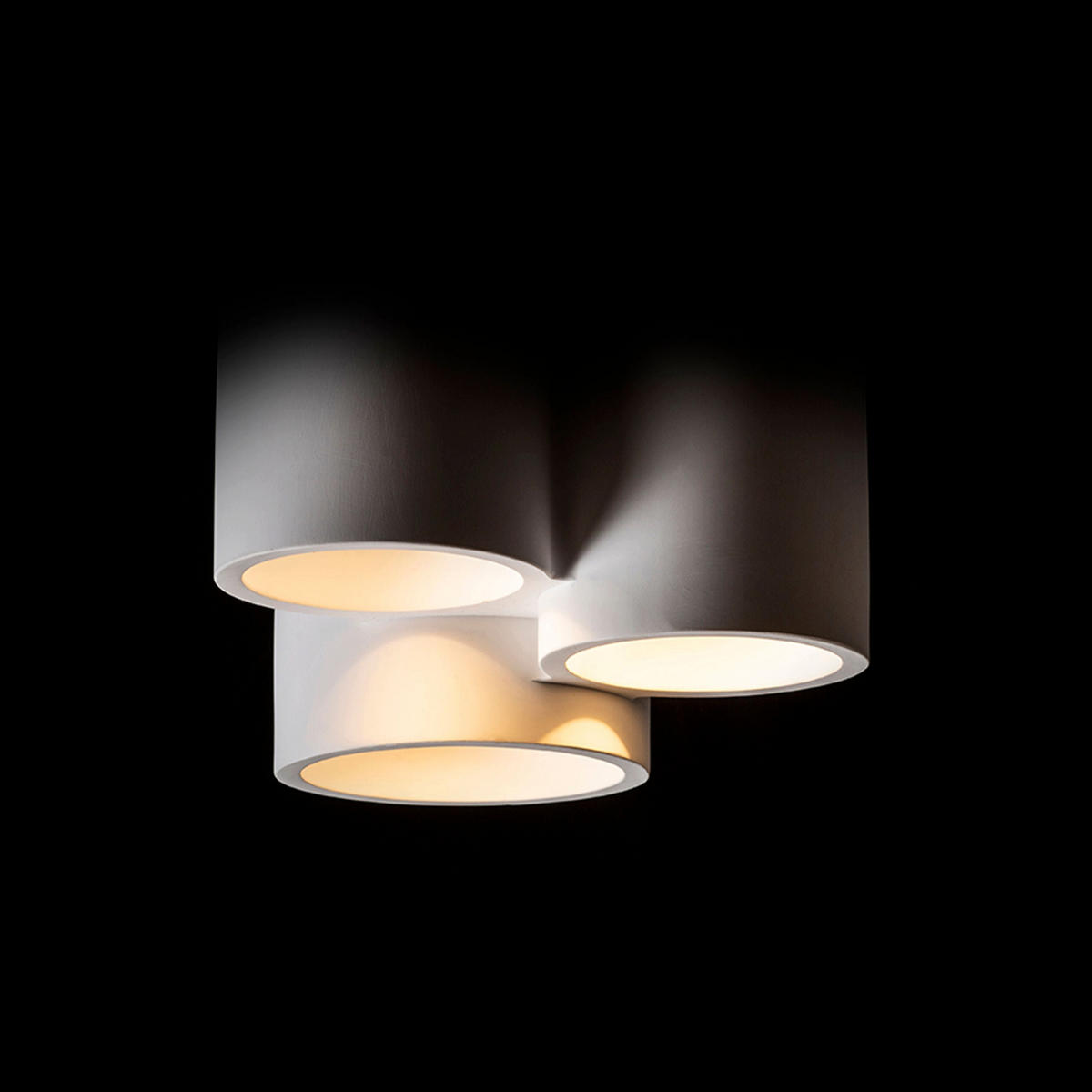 DECKENLEUCHTE GINA III gips 15 W - Weiß, Stein (20/22/135cm) - Rendl