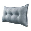 RÜCKENKISSEN Leinenlook Grau 100 cm - Grau, Textil (45/100cm) - Vercart
