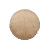 KISSENHÜLLE Rund Samt&Sonders braun-beige 80 cm Ø - Beige, Textil (80/80cm) - beties Heimtextil