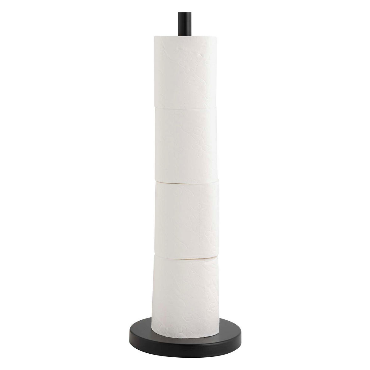TOILETTENPAPIERHALTER Rilano 43 cm - Schwarz, Metall (15/43/15cm) - Douceur d´intérieur