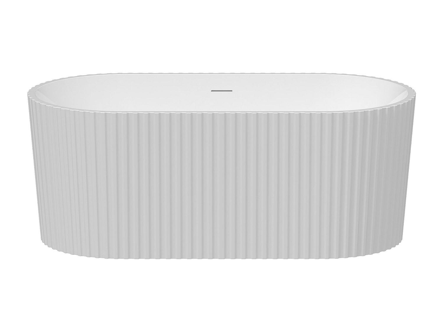 FREISTEHENDE Badewanne - 1 Person - acryl - weiß Aliena - Weiß, Kunststoff (150/58/75cm) - Vente-Unique