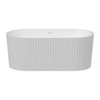 FREISTEHENDE Badewanne - 1 Person - acryl - weiß Aliena - Weiß, Kunststoff (150/58/75cm) - Vente-Unique