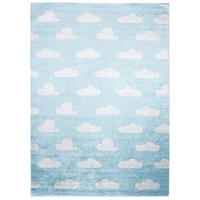 TEPPICH EMMA Blau 140/200 cm - Blau, Kunststoff (140/200cm) - Tapiso