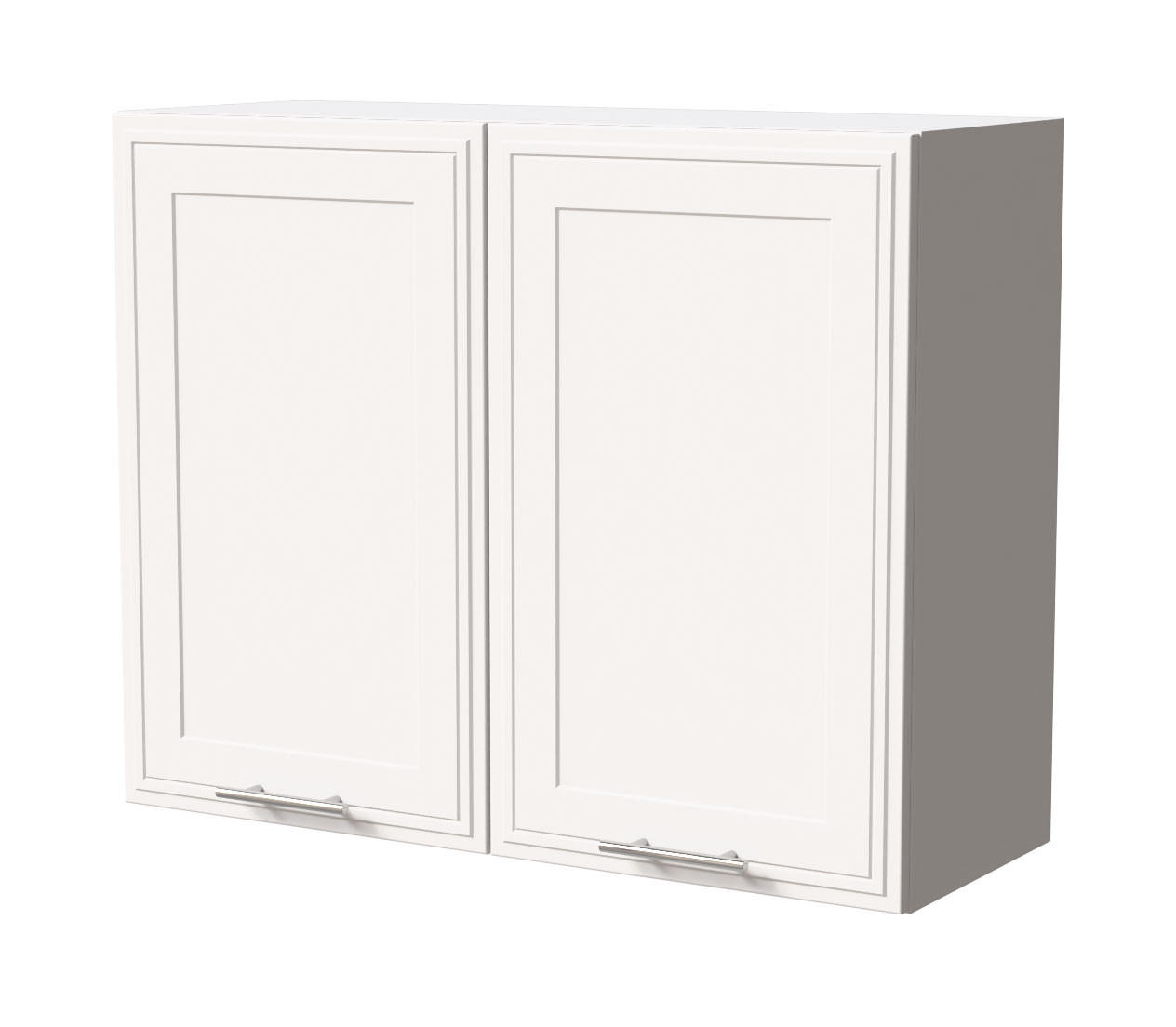 HÄNGESCHRANK Salo W3/90 Weiß / Weiß Matt 90 / 32,5 / 72cm - Weiß, Holz/Holzwerkstoff (90/72/32.5cm) - Feldmann-Wohnen