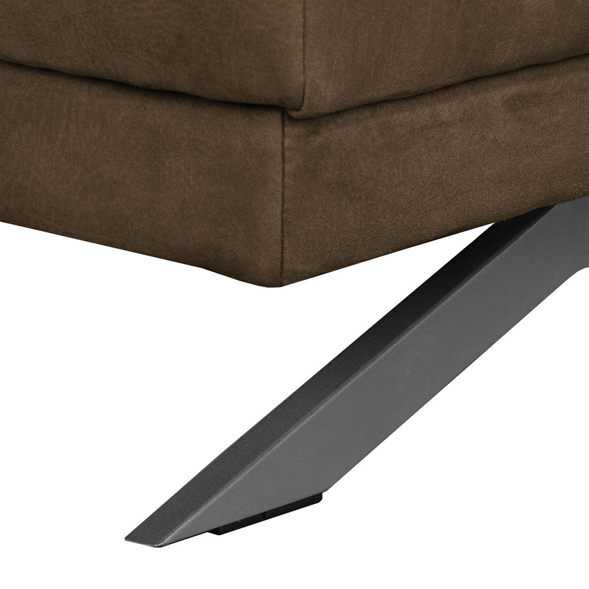 2-SITZER SOFA - Antiklederlook - Beige, Textil (196/81/89cm) - home24