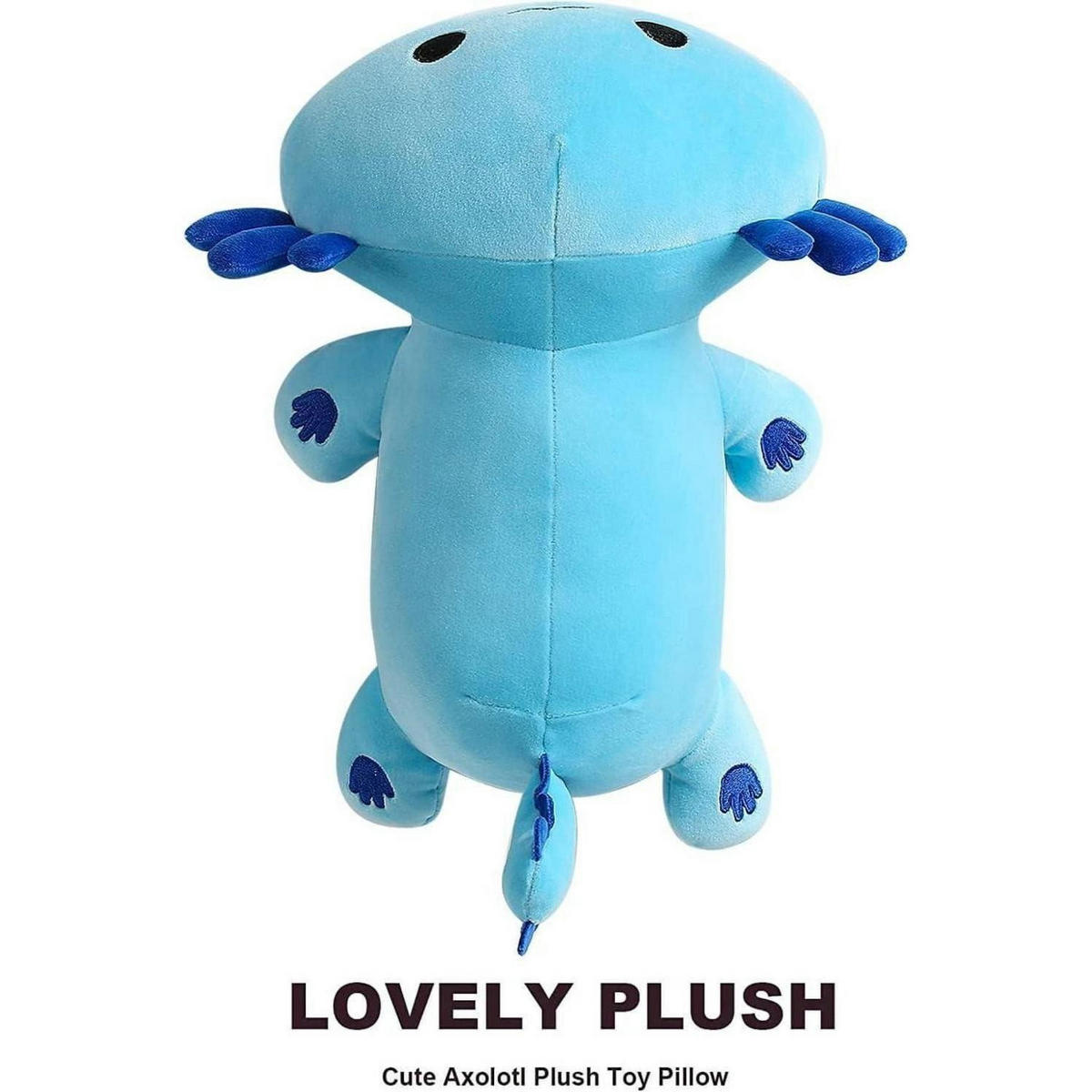 PLÜSCHTIER Axolotl 33 cm Blau - Blau, Textil (20/33cm)