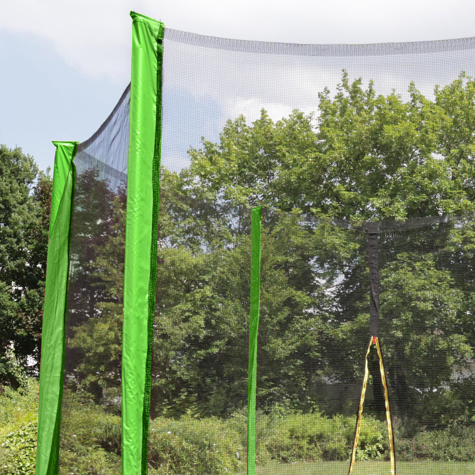 SICHERHEITSNETZ Trampolin 305 cm Grün - Grün, Kunststoff (305/305cm) - JAWINIO