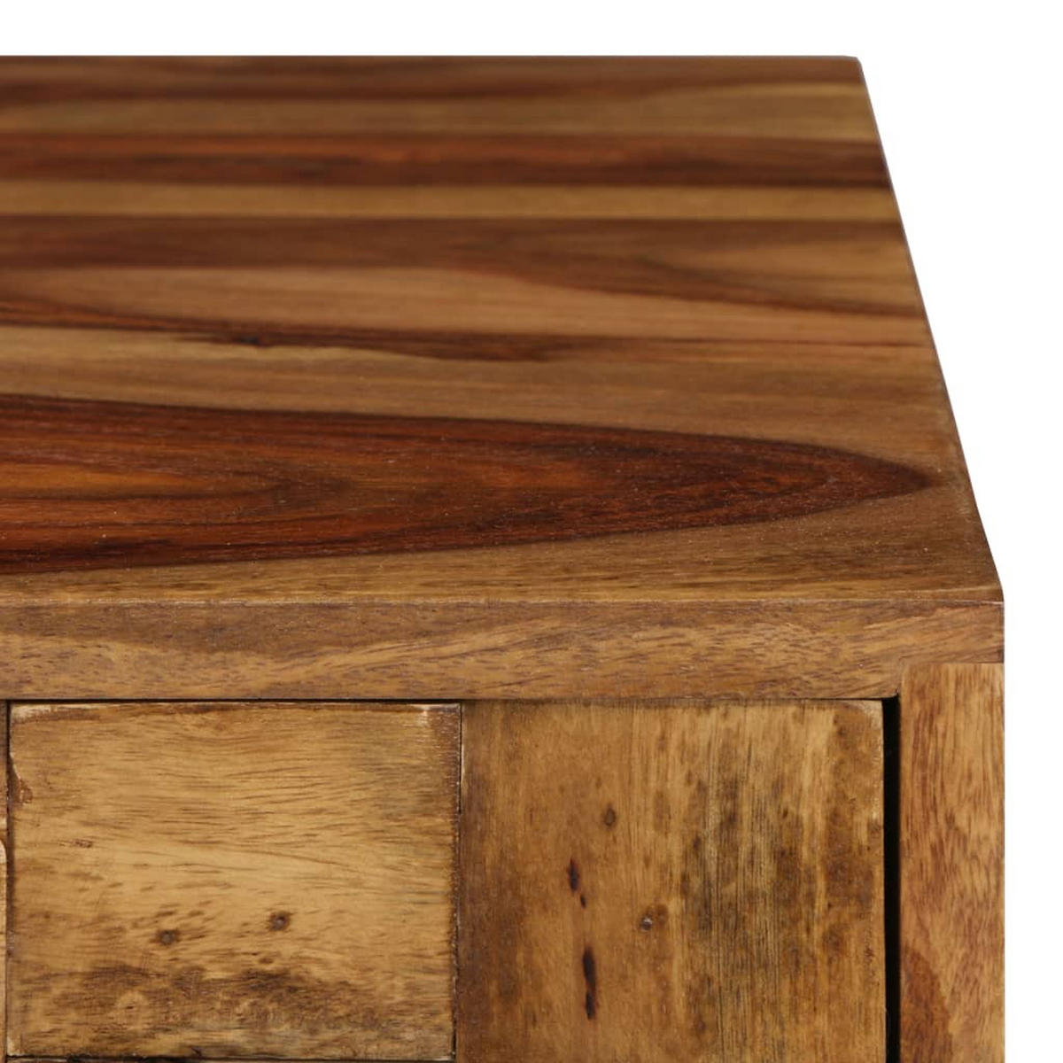 COUCHTISCH Massivholz Palisander Honigbraun 110x50x37 cm - Braun, Holzwerkstoff (110/50/37cm) - furnicato