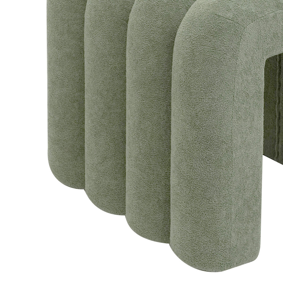 POUF 2er Set Dunkelgrün 38/40/40 cm - Grün, Textil (40/40/38cm) - Mobili Rebecca