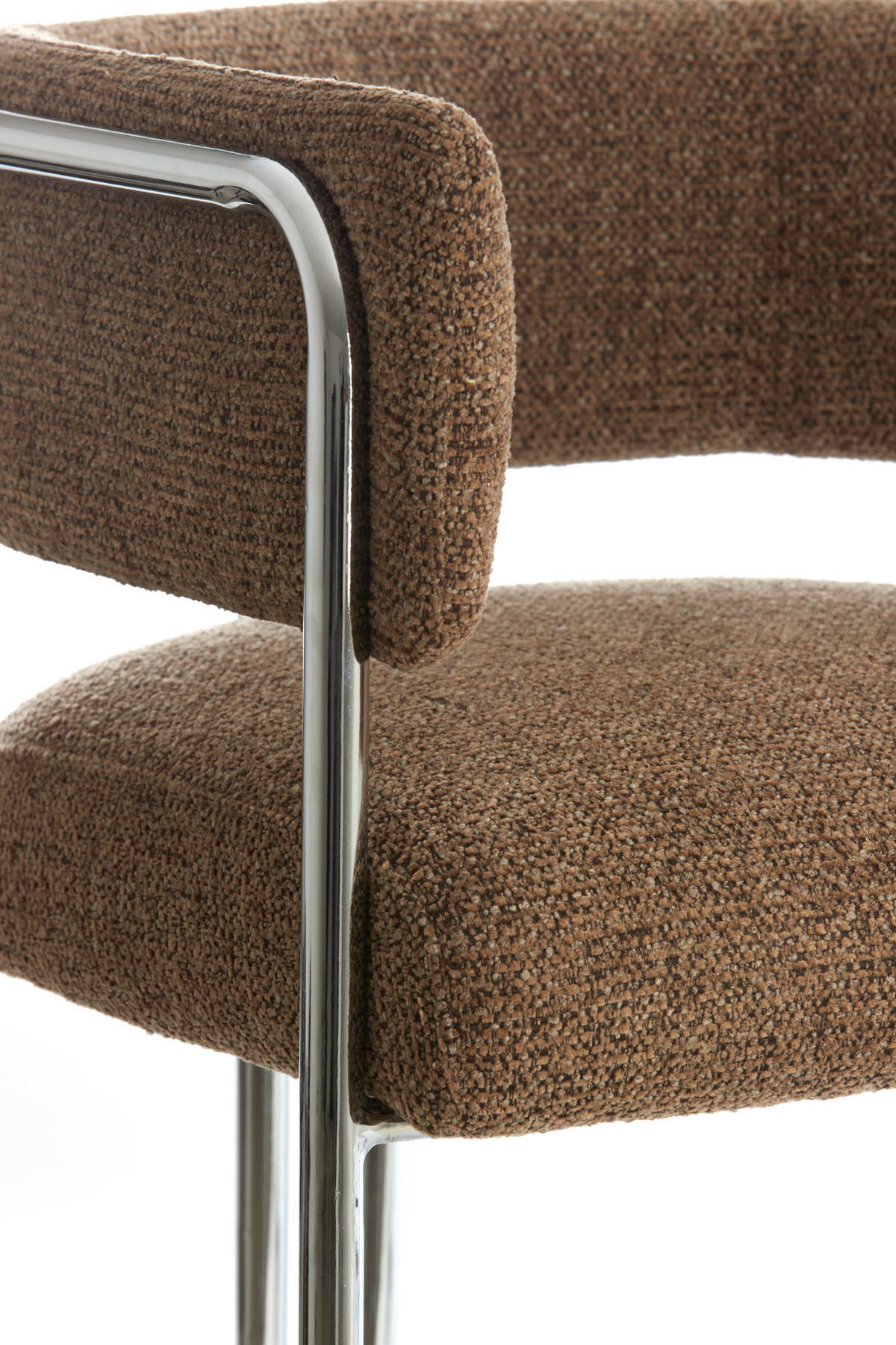 ESSZIMMERSTUHL Adante Braun 56/52/72 cm - Dunkelbraun, Metall (52/72/56cm) - Light & Living