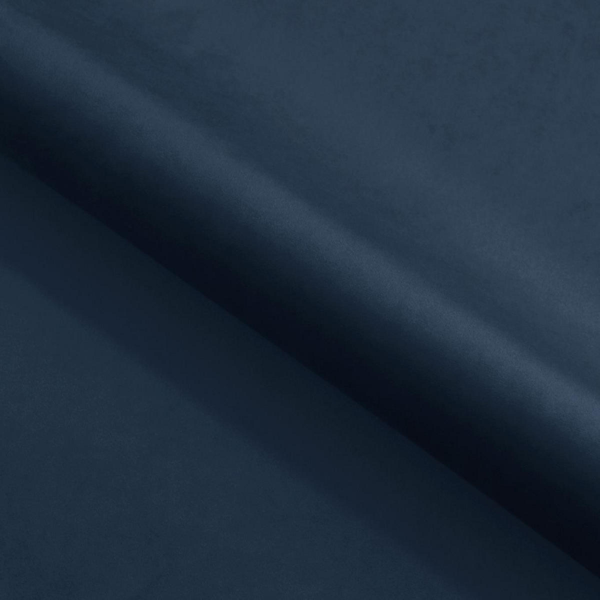 POLSTERBANK LAMO 100 Dunkelblau, Goldene Beine - Goldfarben/Dunkelblau, Textil/Metall (100/45/35cm) - Bettso