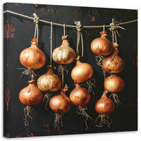 LEINWANDBILD Essen & Trinken 40x40cm - Beige, Textil (40/40cm) - Feeby